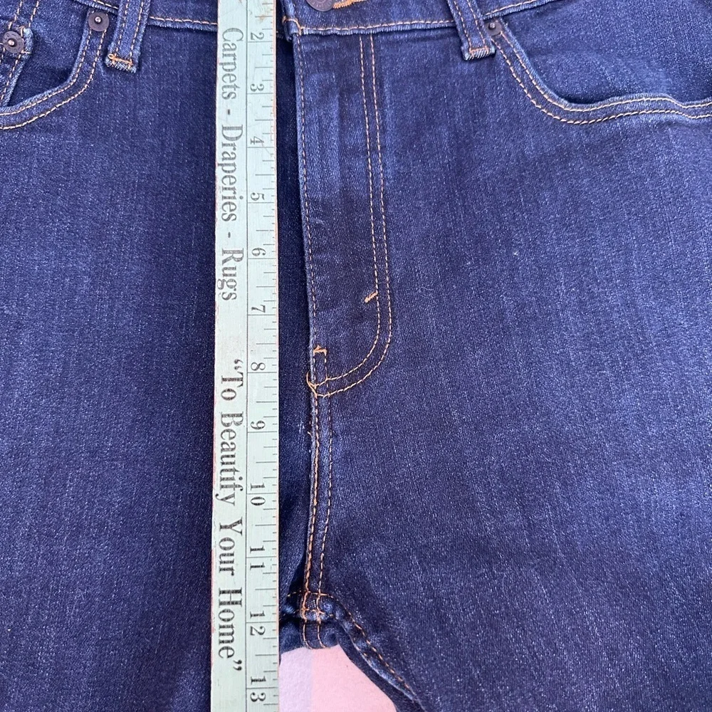 Levi's 502 Blue Straight Jeans Classic Indigo Denim #A1